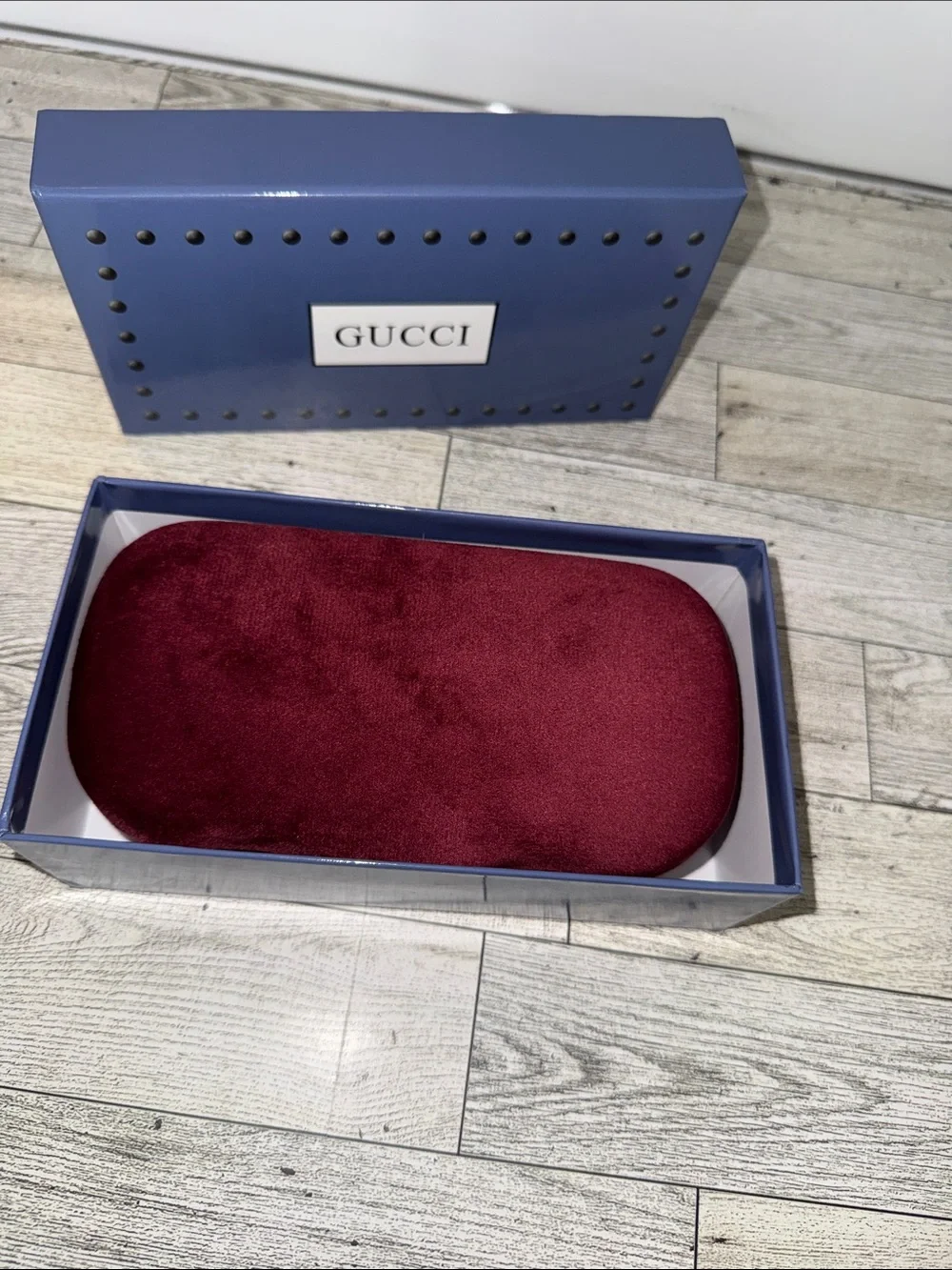 New Designer inspired Oversized Square Sunglasses in Burgundy and Gold